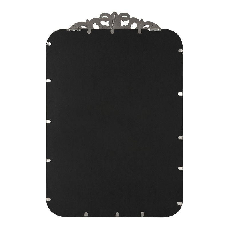 Kate and Laurel Laubry Ornate Framed Wall Mirror, 20x30, Silver