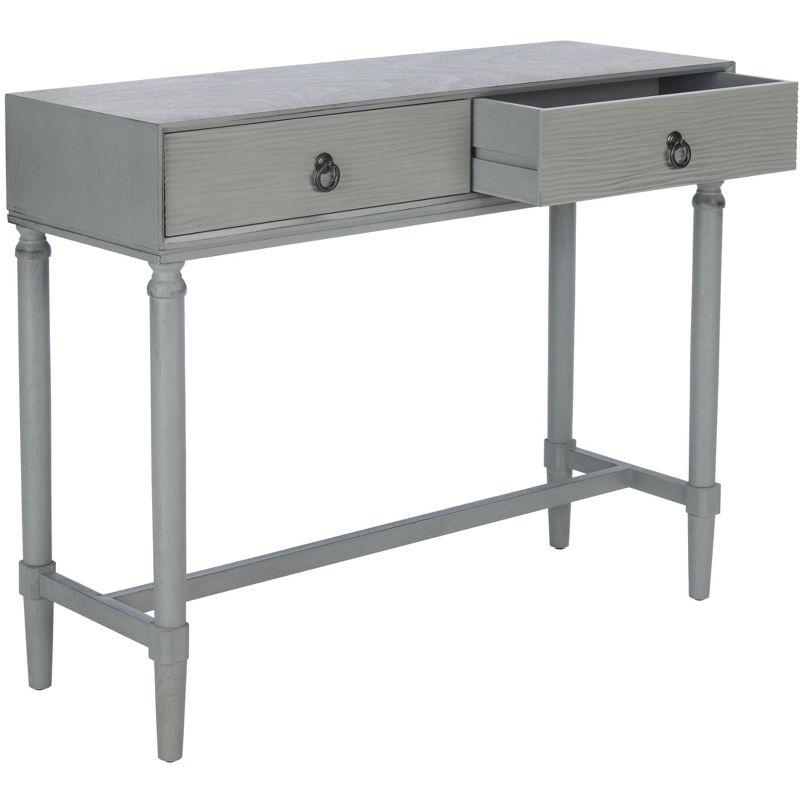 Aliyah 2 Drawer Console Table - CNS5729B - Gray - Safavieh