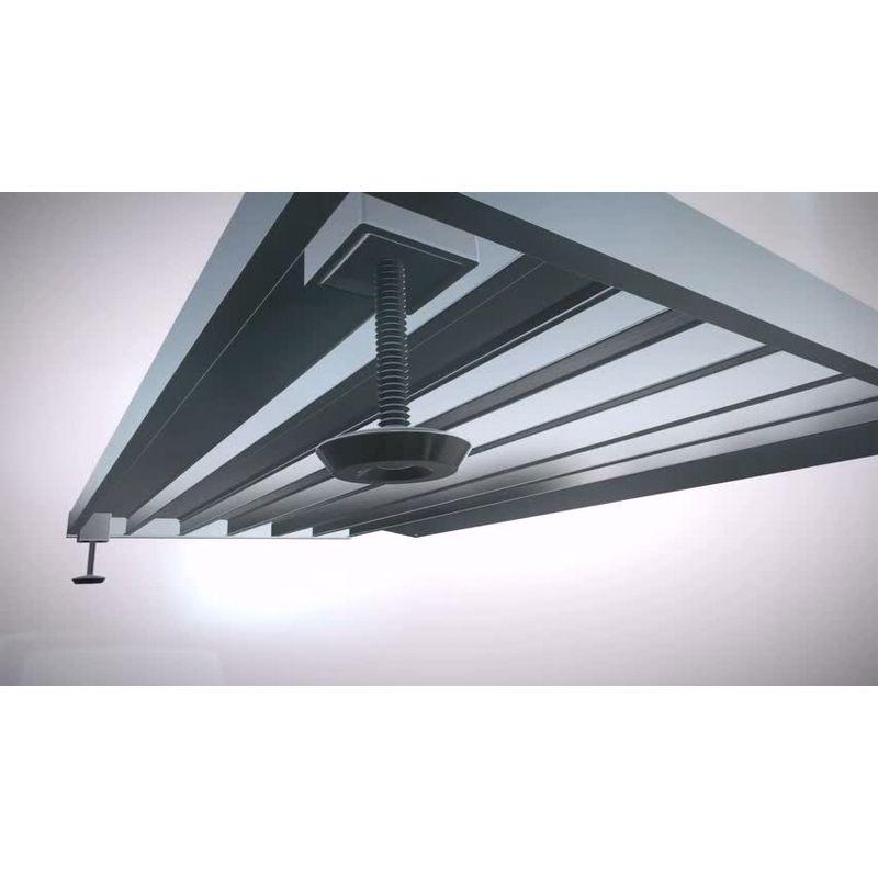 EZ-ACCESS TRANSITIONS 24 Inch Portable Self Supporting Aluminum Angled Entry Threshold Ramp Ideal for Uneven Surfaces or Single Step Rises