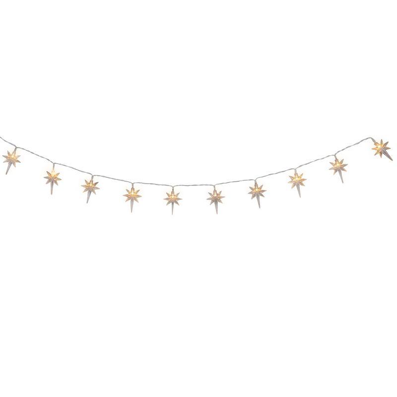 Northlight North Star Christmas Light Set - Warm White LED - 3' - Clear Wire - 10ct