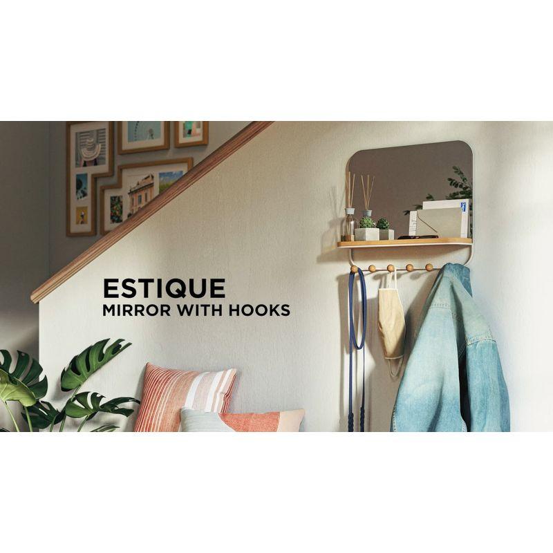 Estique Multi-Hook Mirror