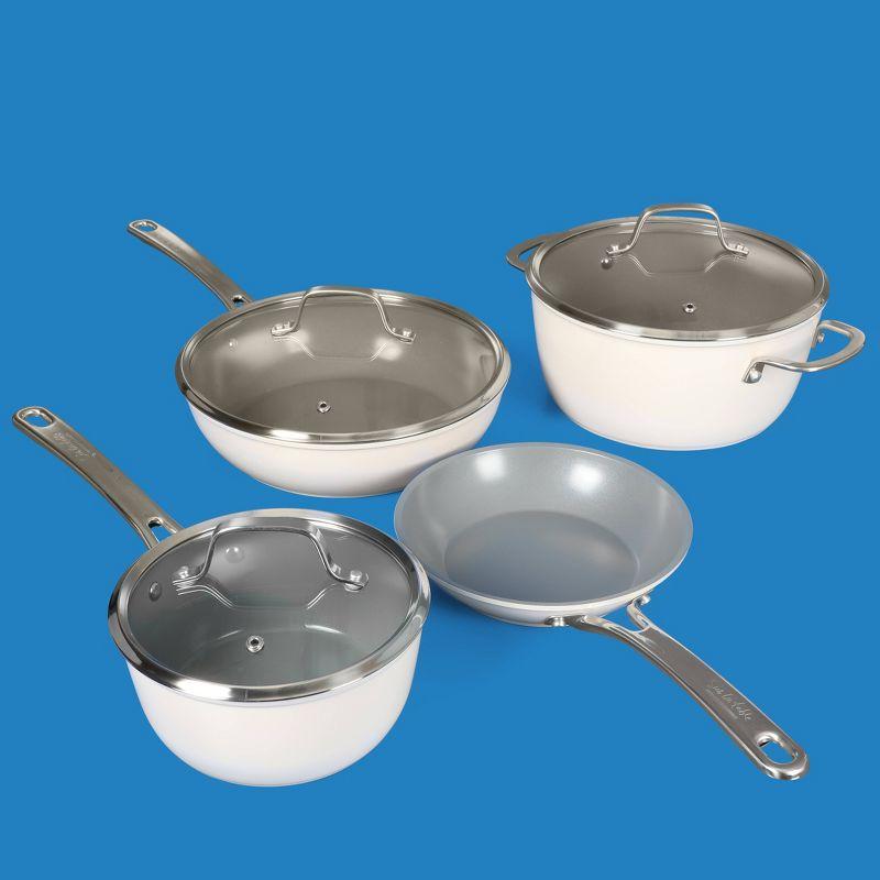 Sur La Table Kitchen Essentials 10pc Titanium Ceramic Nonstick Aluminum Set