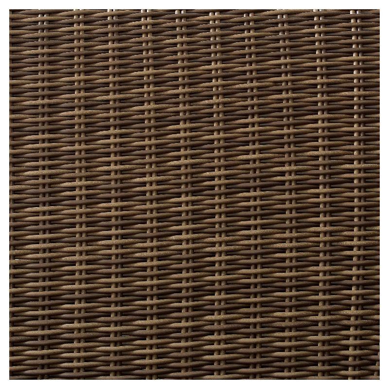 Crosley Bradenton 2 Piece Outdoor Wicker Seating Set with Sand Cushions: Steel Frame, UV-Resistant