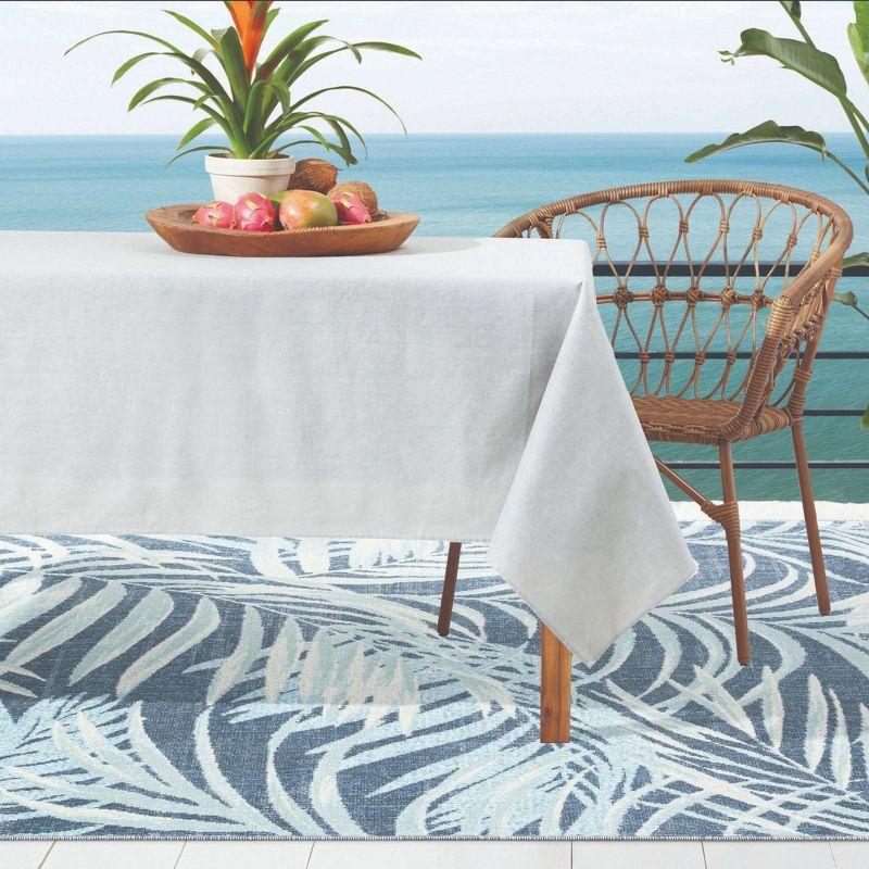 Tommy Bahama Malibu Palm Springs Coastal Indoor/Outdoor Area Rug, Blue/Navy