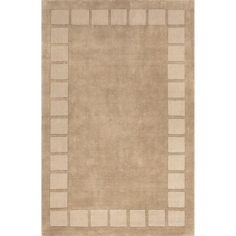 Milchan High Low Wool Blend Area Rug