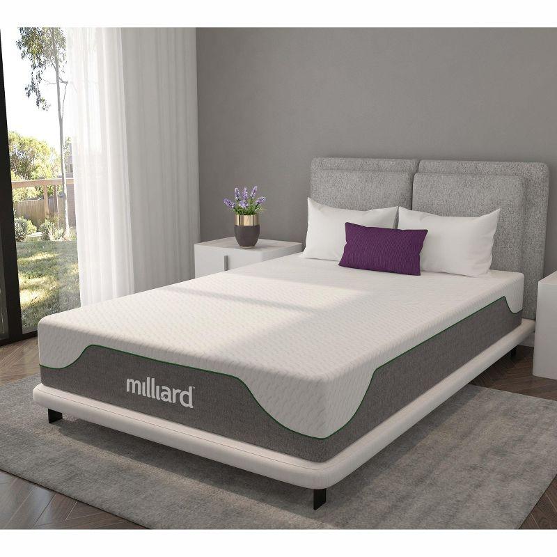 Milliard 10 Inch Classic Firm Memory Foam Mattress, Full