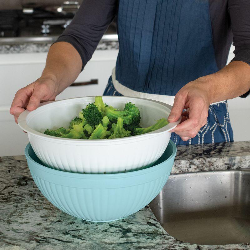 Nordic Ware 2-in-1 Colander and Bowl Set