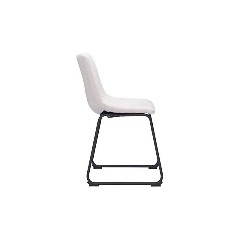 Zuo Smart Dining Chair (Set of 2) Ivory