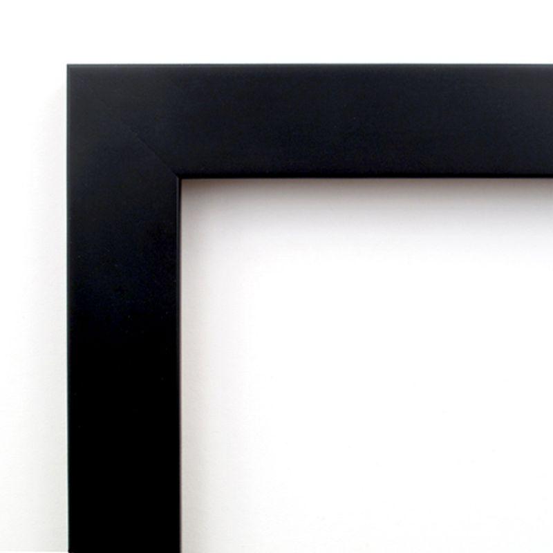 Matte Black Wood Rectangle Wall Picture Frame