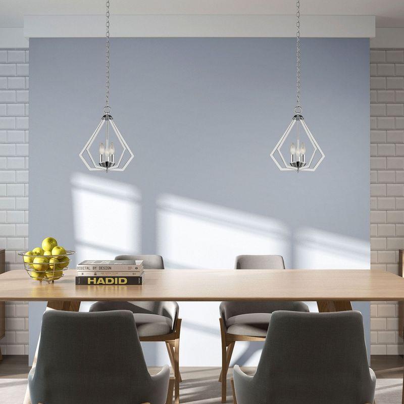 Livex Lighting Prism 3 - Light Chandelier in  Polished Chrome