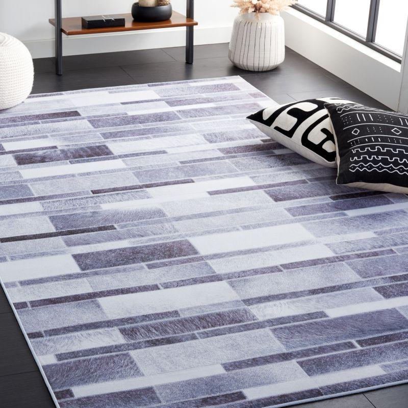 Faux Hide FAH513 Power Loomed Machine Washable Area Rug  - Safavieh