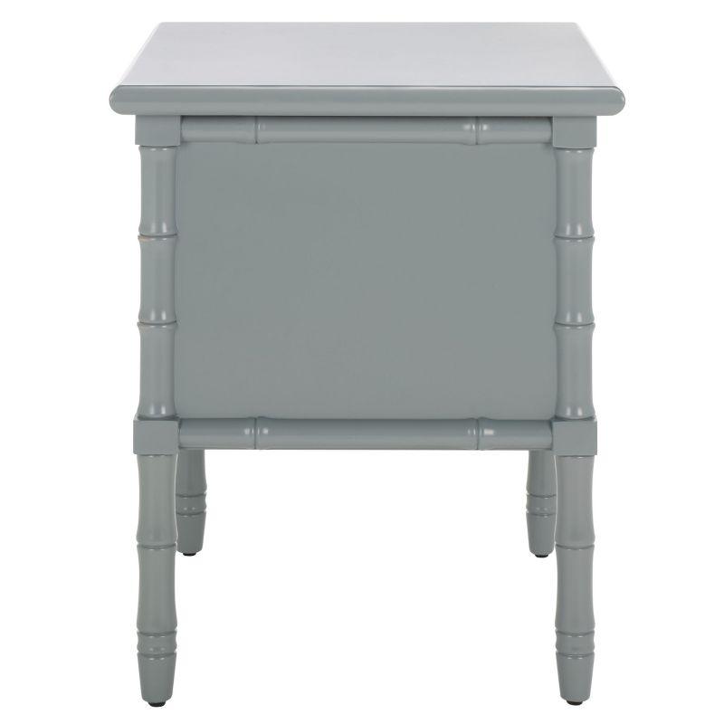 Niah 2 Drawer Nightstand - NST3501 - Grey/Gold - Safavieh