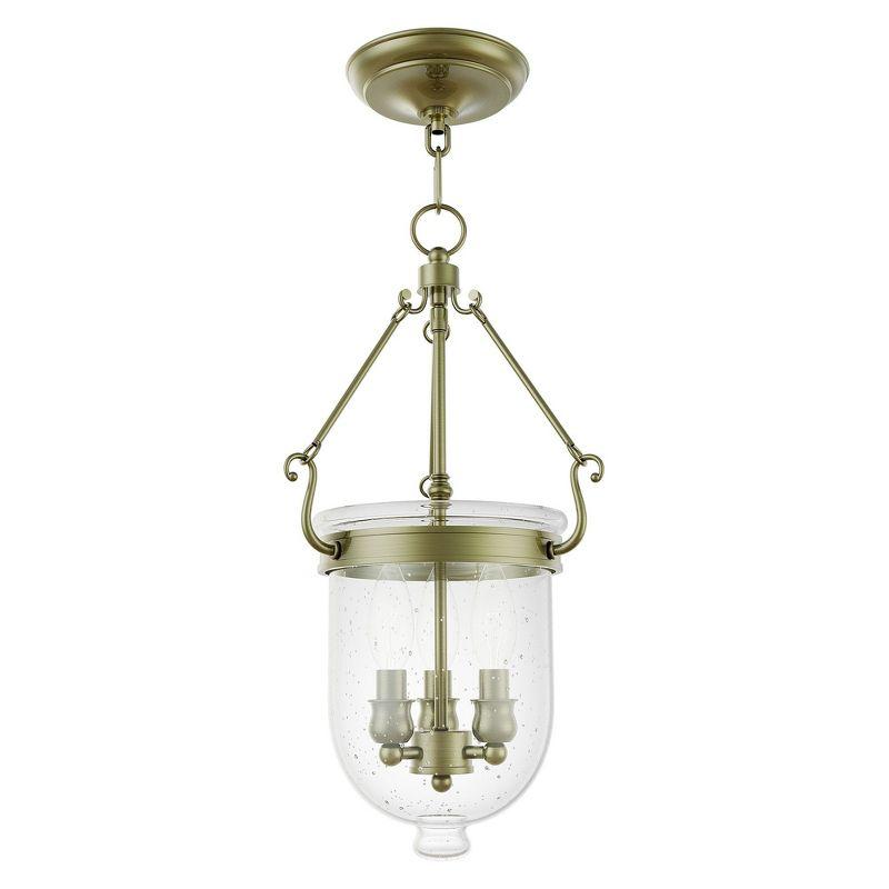 Livex Lighting Jefferson 3 - Light Chandelier in  Antique Brass