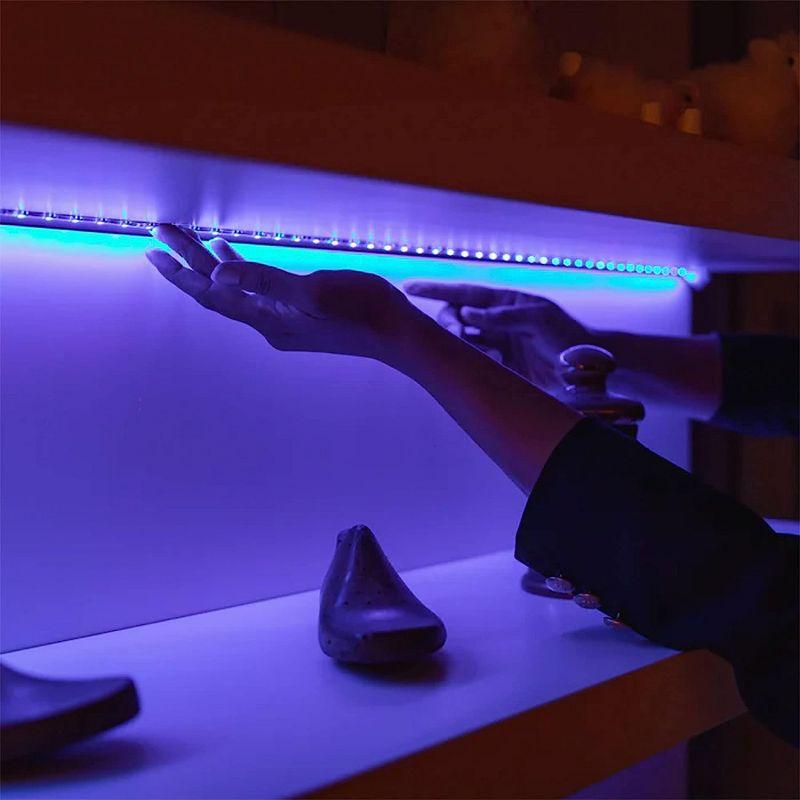 Twinkly Twinkly 5 Ft Adhesive Magnetic Multicolor Indoor Line Light Strip Extension Kit