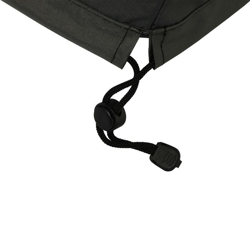 Shield Titanium 3-Layer Water Resistant Outdoor Dining Set Round Cover Dark Grey - 80x35"