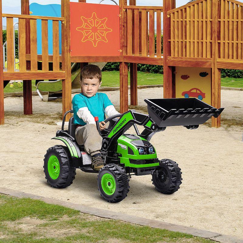 Aosom 6 Volt 1 Seater Tractors / Construction Battery Powered Ride On