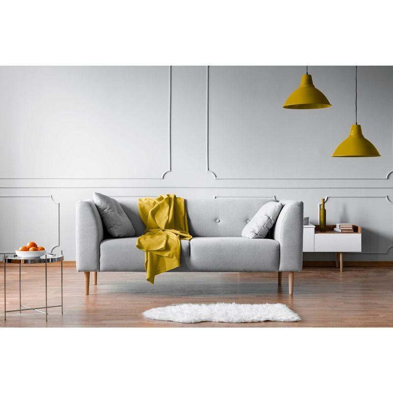 Imperial Home Cozy Comfort 50 x 60 Inch Cozy Fleece Throw Blanket