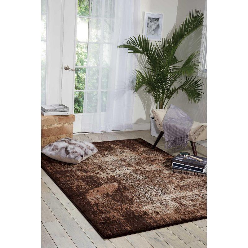 Nourison Karma KRM01 Latte Area Rug 5'3" x 7'4"