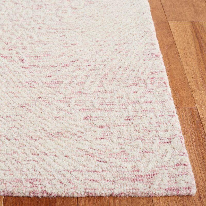 Ebony EBN105 Hand Tufted Indoor Area Rug - Pink/Ivory - 5'x8' - Safavieh