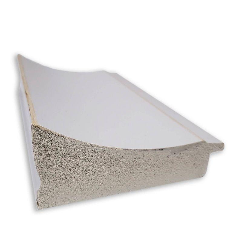 20" x 24" Flair Framed Bathroom Vanity Wall Mirror Soft White - Amanti Art: Modern Rectangle, Satin Finish, No Assembly Required
