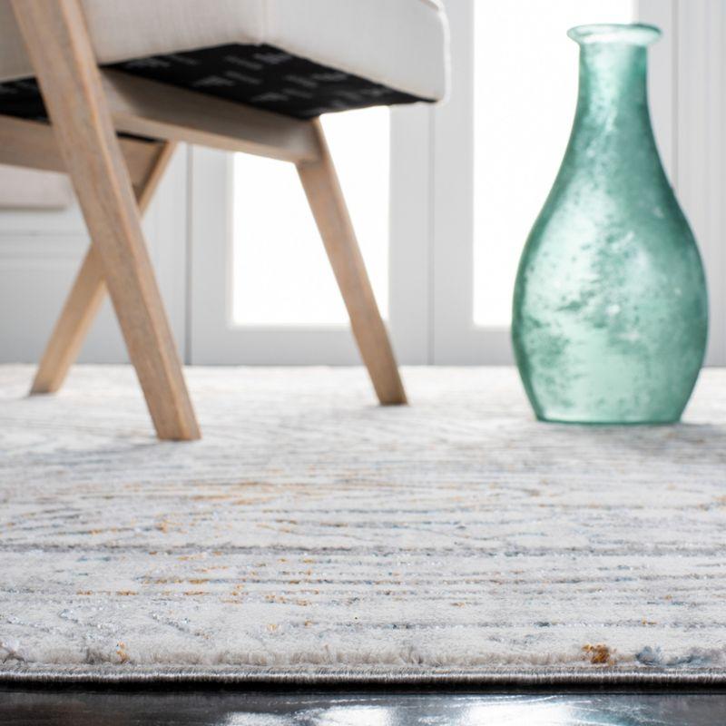Sonoma SON355 Power Loomed Indoor Runner Rug - Ivory/Grey - 2'2"x9' - Safavieh