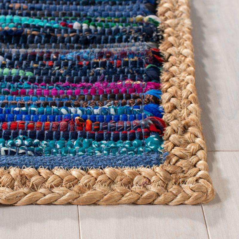 Montauk MTK960 Hand Woven Area Rug - Blue/Natural - 5'x8' - Safavieh.