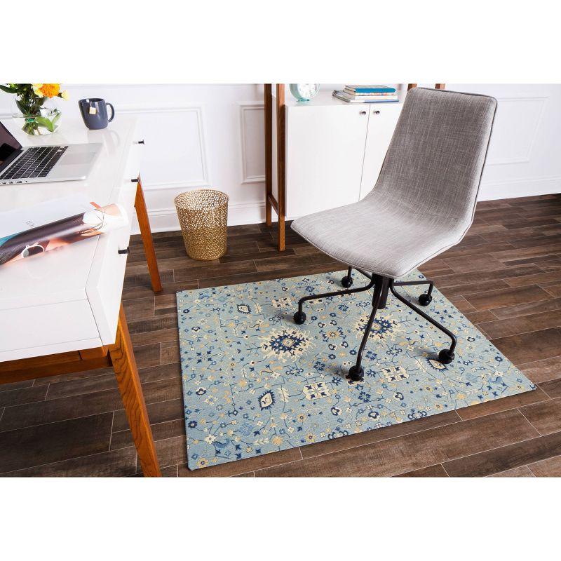 Tabriz Carpet Straight Rectangular Chair Mat