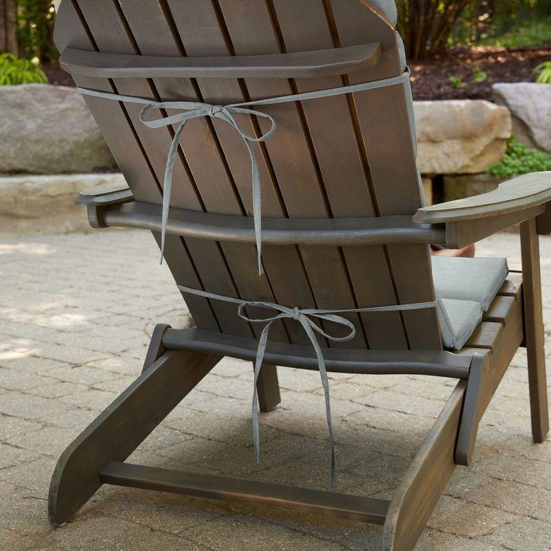 ARDEN Outdoor Foam Adirondack Cushion, Set of 2, 21.5 x 19, Water repellent, Fade Resistant, Foam Cushion for Adirondack Chairs 21.5 x 19