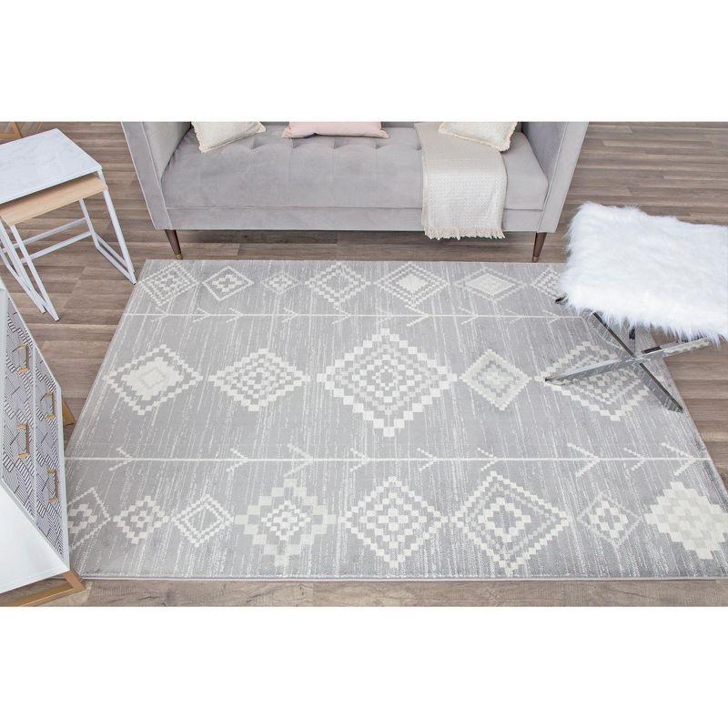 Soleil Native Driftwood 8'9"x12' Synthetic Diamond Area Rug