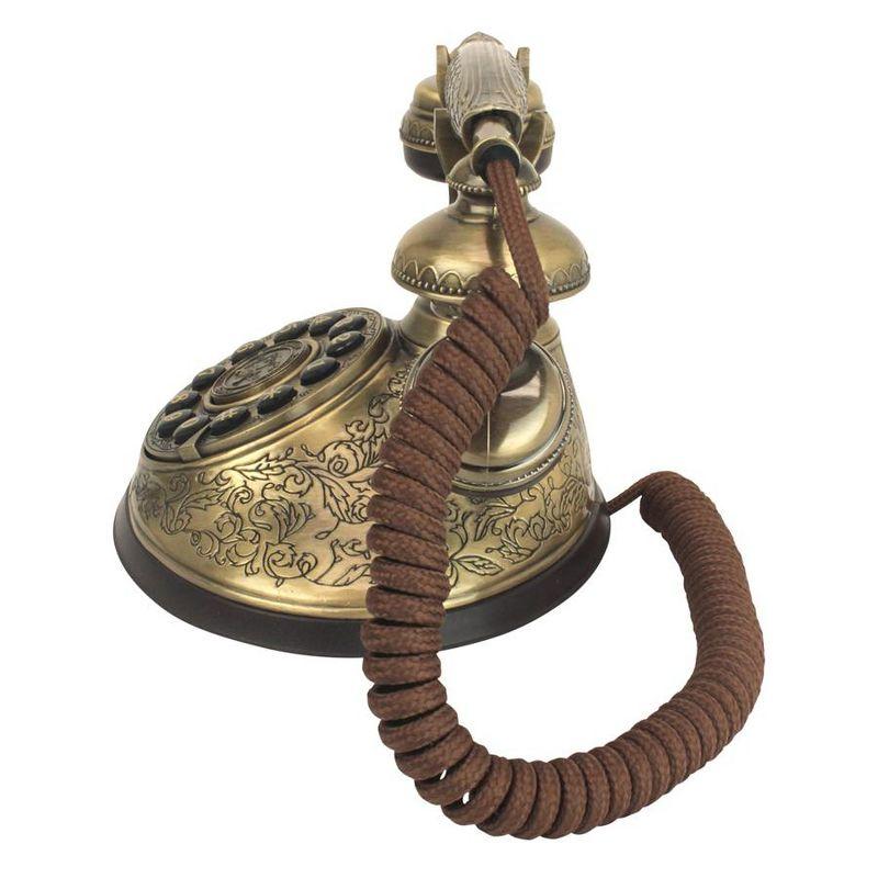 Versailles Palace Antique Brass 6" Corded Telephone