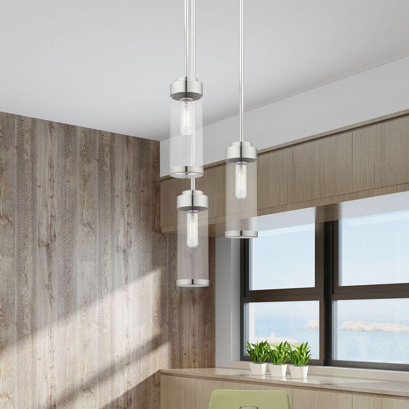 Livex Lighting Hillcrest 1 - Light Pendant in  Polished Chrome