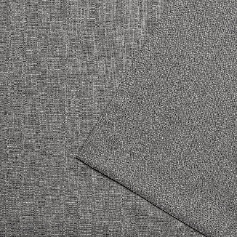 Exclusive Home Loha Linen Tuxedo Tab Top Curtain Panel Pair