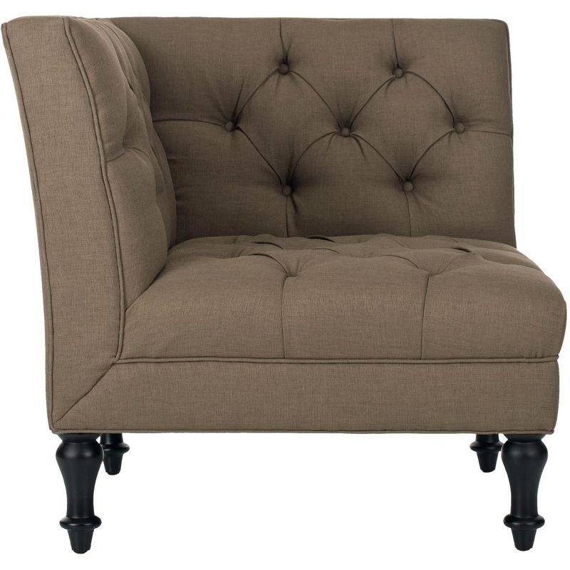 Jack Tufted Corner Chair  - Safavieh