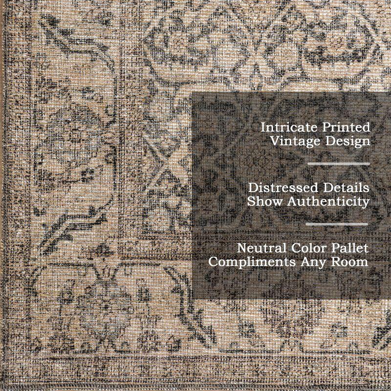 Nuloom Hillstone Collection Traditional Vintage Medallion Indoor Area Rug