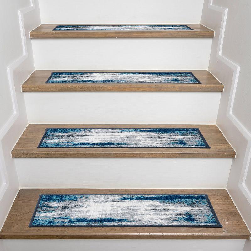 World Rug Gallery Abstract Non-Slip Stair Treads