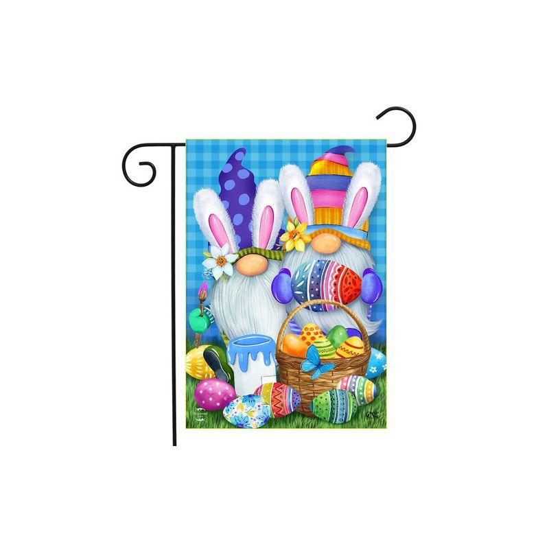 Easter Gnomes Holiday Garden Flag 18" x 12.5" Briarwood Lane