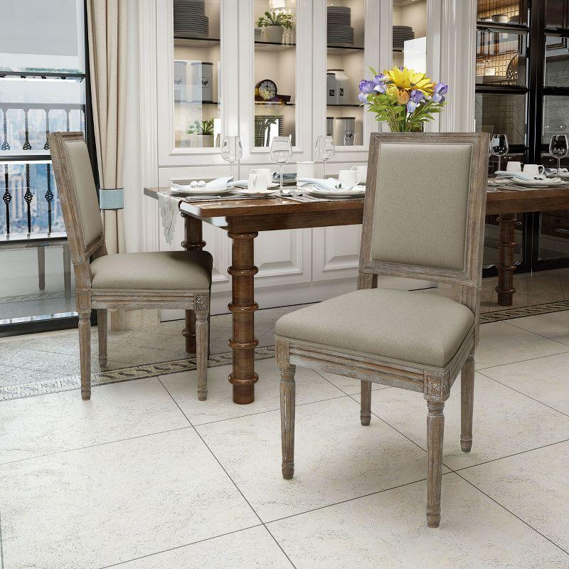 Libretto 20.5'' H Linen Upholstered Side Chair