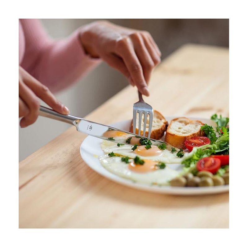 TABLE 12 TABLE 12 Stainless Steel Flatware Set - Service for 4