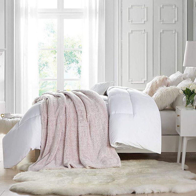 Swift Home Ultra Plush Solid and Frost Tip Throw Blanket