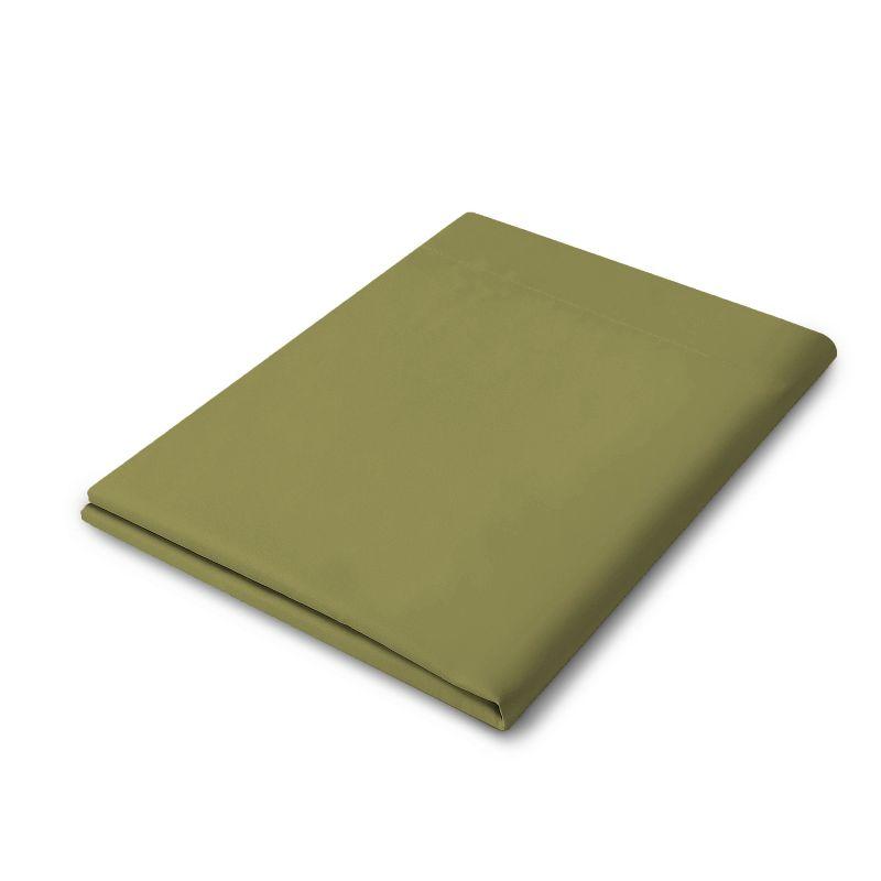 Swift Home | 1-Piece Microfiber Flat Sheet Sage King