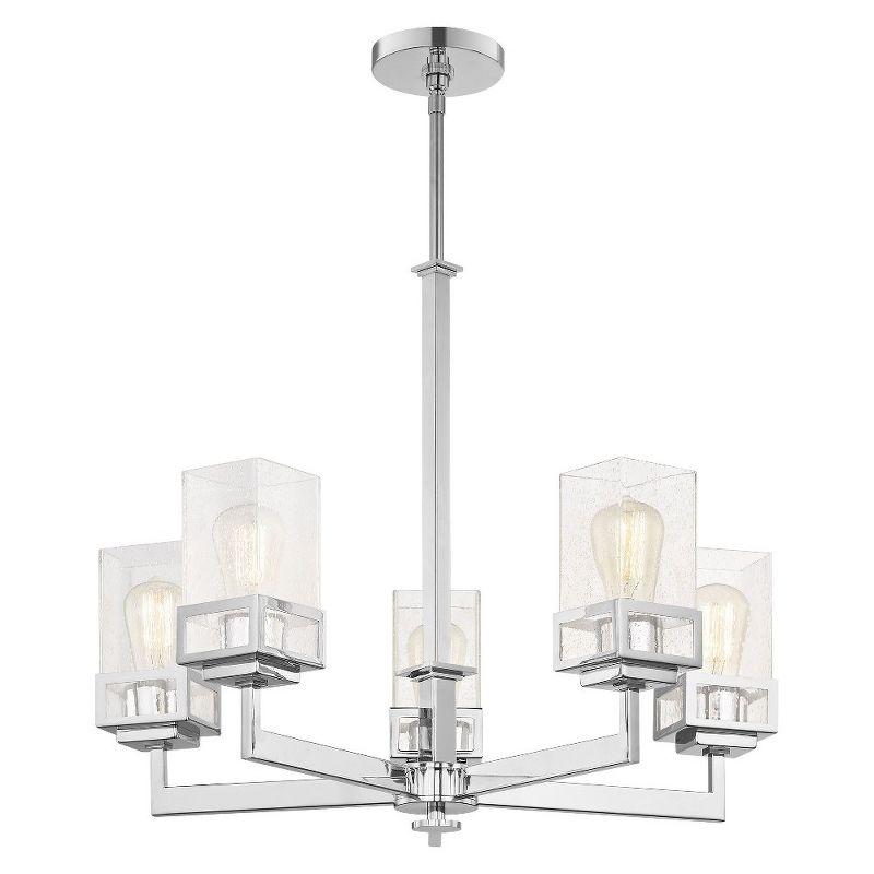 Livex Lighting Harding 5 - Light Chandelier in  Polished Chrome