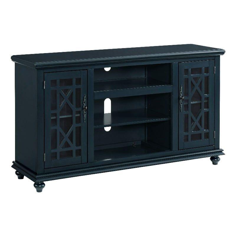 Martin Svensson Home Elegant 2 Door Catalina Blue 63" TV Stand