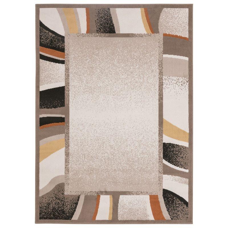 Home Dynamix Premium Rizzy Contemporary Abstract Border Area Rug