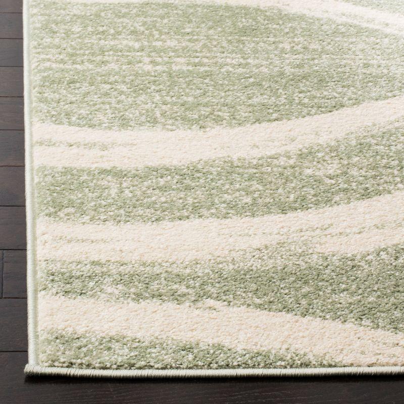 Adirondack ADR125 Non-Shedding Power Loomed Indoor Area Rug - Sage/Cream - 6'x9' - Safavieh