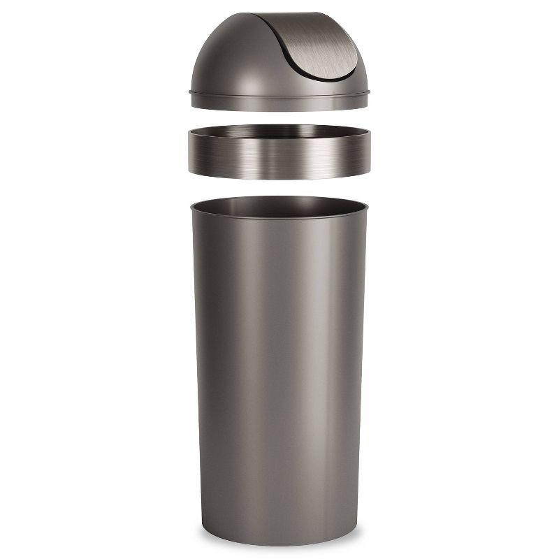 Umbra Venti Plastic Swing Top Kitchen Trash Can - 16 Gallons