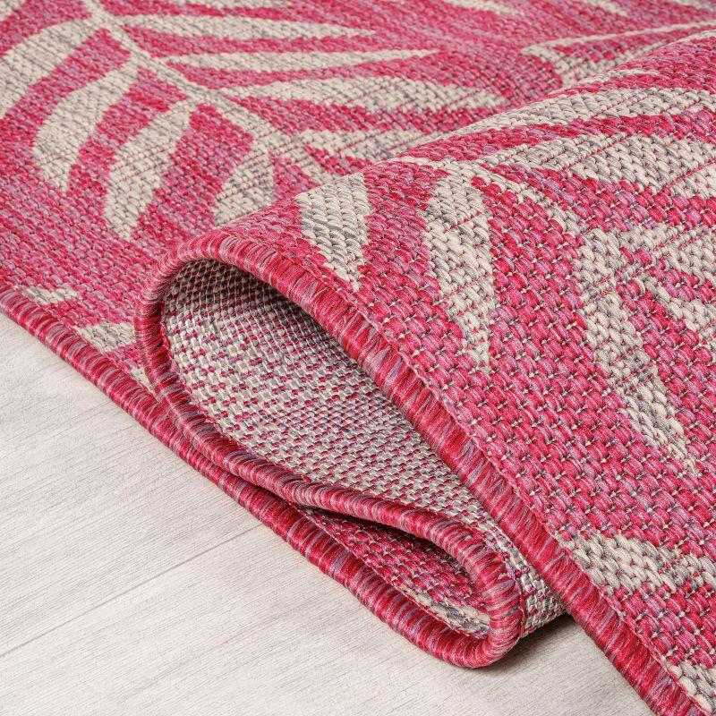 Nevis Palm Frond Indoor/Outdoor Area Rug - JONATHAN Y