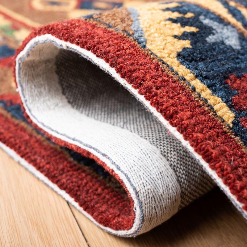 Heritage HG352 Hand Tufted Area Rug - Red/Gold - 5'x8' - Safavieh.