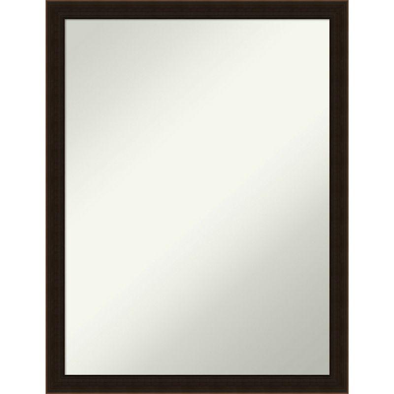 Espresso Brown Full Length Wood Bathroom Vanity Mirror