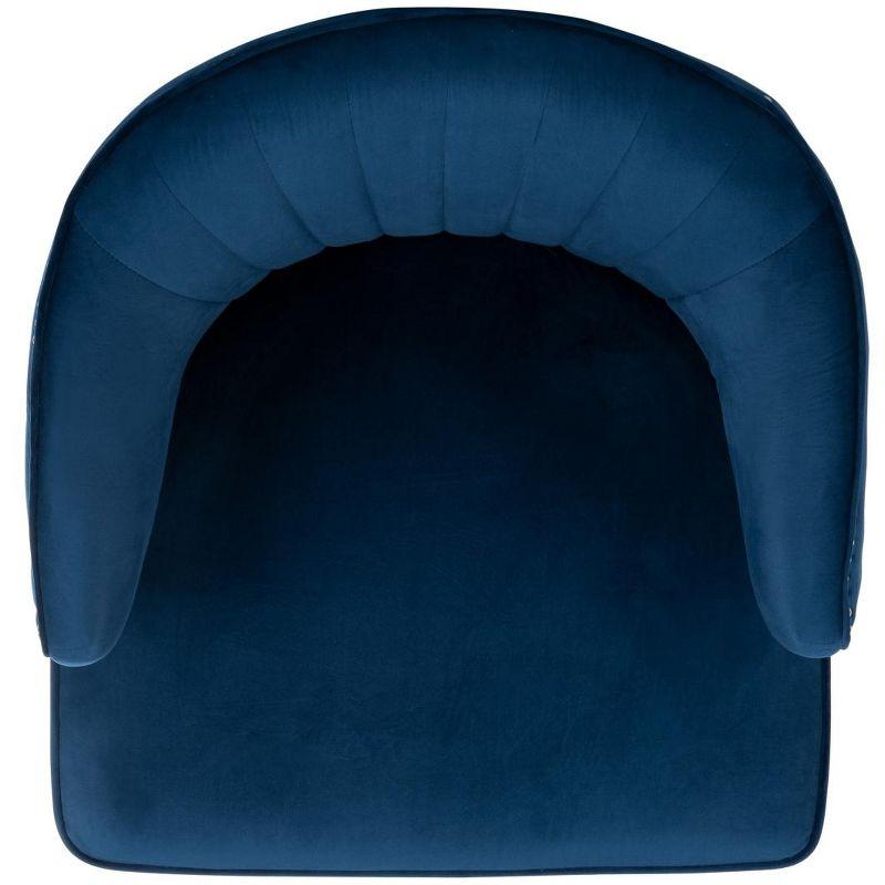 Stazia Wingback Accent Chair - ACH4502 - Navy/Black - Safavieh