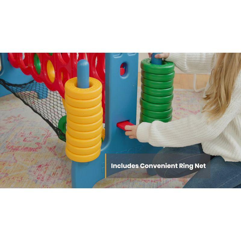 ECR4Kids ECR4Kids Jumbo 4-To-Score with Mesh Net and Carry Bag, Giant Game, Assorted